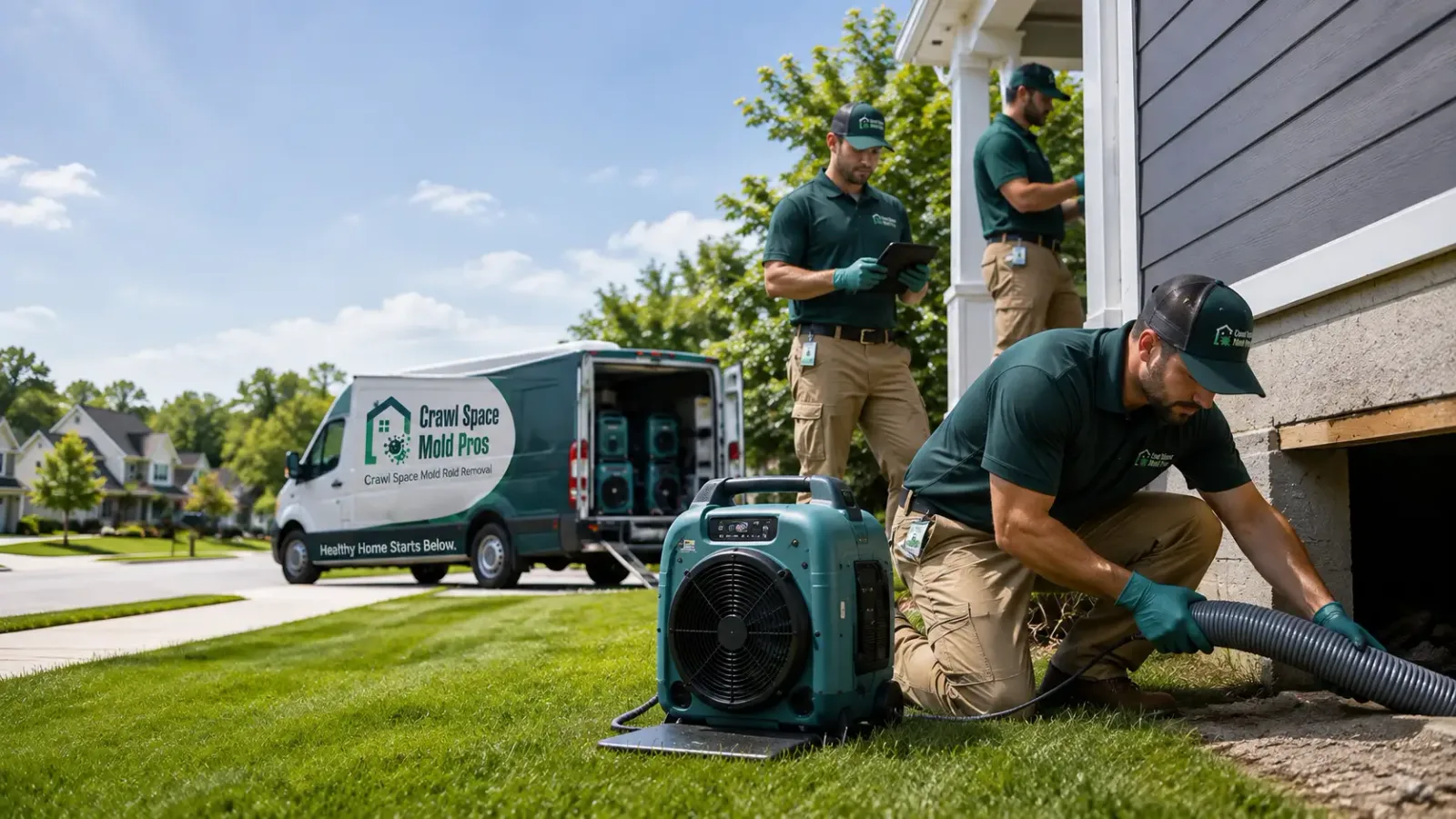 Crawl Space Mold Removal in Loudon, NH